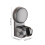 AuroraX Shower Head Holder Gray Adjustable Wall Mount with 3