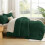 Emerald Green King Comforter Set Boho Forest Vintage 7