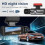 Dash Camera Front and Rear 64GB 1080P HD with Wi-Fi 3