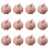 Artificial Pumpkins Foam Fall Decor Pink 12 Pcs 2