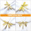 Napkin Buckles Gold Circle Rings 4 Pcs 6