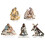 Nativity Scene Ornament Vintage Religious Hanging 3