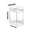 Under Sink Bathroom Organizer Shelf 2-Tier 2