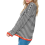 Damen Streifenpullover Baumwolle Rundhalsausschnitt Warm Schwarz Weiß M — damenpullover baumwolle, gestreifter pullover 4