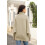 ImilyBela Damenpullover mit Rollkragen Oversize Golf Grobstrick Khaki M — oversize damenpullover, rollkragenpullover 4