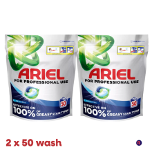 Ariel Professional All-In-1 Pods Laundry Detergent Capsules 100 Washes - 2 Pack (2 x 50 Pods)