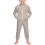 Children's Hooded Zip-Up Onesie with Pockets, Solid Color, 1