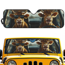 Windshield Sun Shade for Jeep Wrangler TJ/JK/JKU 16.14 x