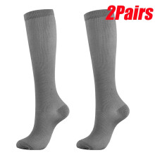 Compression Socks for Women and Men 15-20 mmHg 2 Pairs