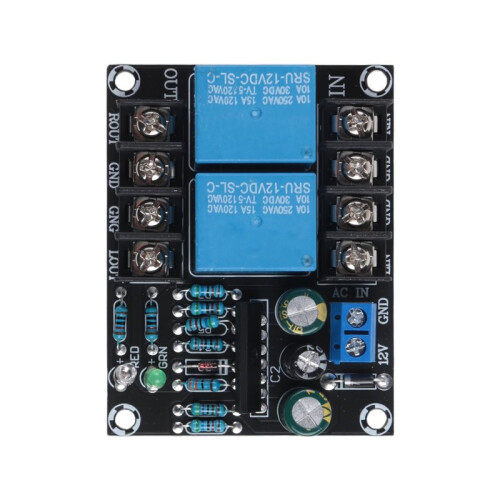 UPC1237  12-24V Dual Channel Speaker Protection Circuit Board Boot Mute Delay