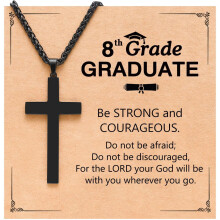 Cross Necklace for Men, Gift for Son or Grandson