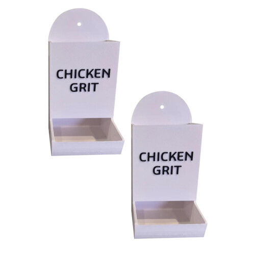 Heavy Duty Automatic Chicken Oyster Shell Feeder Hanging