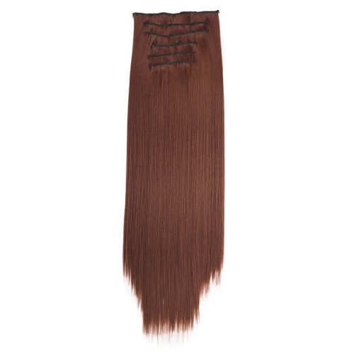 Hair Extensions Straight Full-Head Clip-In