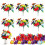 Artificial Hibiscus Bouquet Tropical Decor 6 pcs 1
