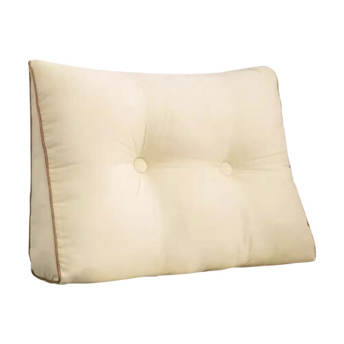 Triangular Headrest Pillow for Double Beds 24x20 inch