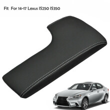 Lexus IS350 Center Console Lid Leather Armrest Cover Gray