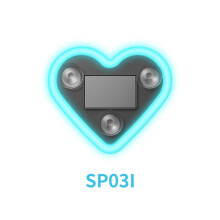 Solar Heart LED Ambient Light IP65 Waterproof 5 Modes