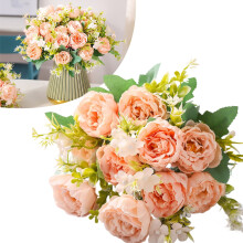 Artificial Pink Peonies Bouquet 1 Piece