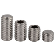 Stainless Steel Flat Headless Hex Socket Screws M3–M10