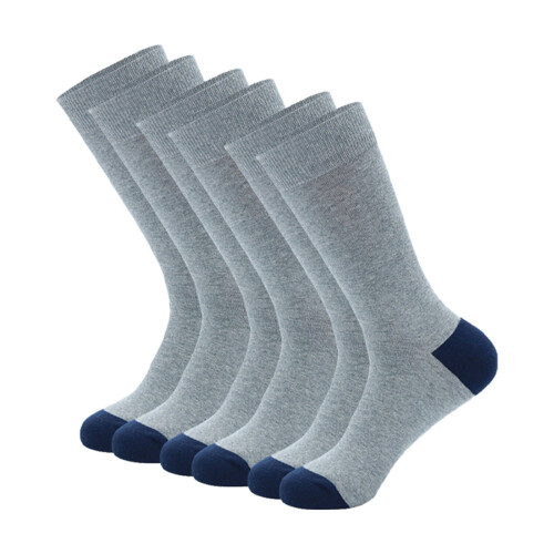 Men's Wool Thermal Socks Dri-Tech Breathable Gray 3 Pairs