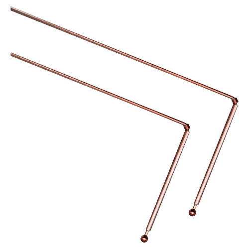 Copper Dowsing Rods Sturdy 2-Piece Set