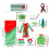 Holiday doll sleeping bag pajama scarf set 3