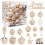 Shatterproof Christmas Ornaments Set Silver 65 pcs 1