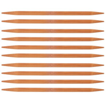 Bamboo Knitting Needles Double Pointed 15 Sets 2.0-10.0mm