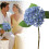 Blue Hydrangea Artificial Flowers Outdoor Wedding Decor 3