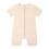 Baby Rompers Solid Color Front Zipper Short Sleeve Jumpsuit 1