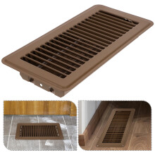 Brown Iron Floor Vent Grille for Air Circulation 1 Piece