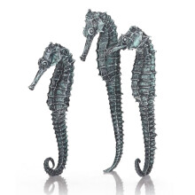 biOrb Black Seahorse Ornament Ceramic Aquarium Decoration Decor for Salt Fresh Water Fish Tank Aquatic Landscape Safe Genuine Oase Non-Toxic Durable