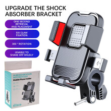 Carbon Fiber Motorcycle Phone Mount for 4.7–7.1 inch