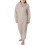 Children's Hooded Zip-Up Onesie with Pockets, Solid Color, 3