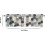 Marble Pattern Kitchen Valance 18x54 in 3