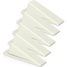 Rubber Door Stopper Heavy-Duty 5-Pack White