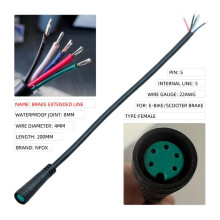 E-Bike Display Connector Cable 2-6 Pin Waterproof Bafang