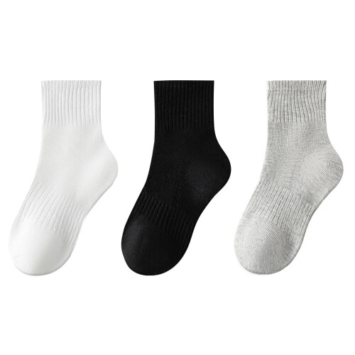 Children's Cotton Sports Socks 3-Pack 1