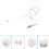 Earhook Headset Microphone for Sennheiser Wireless 3.5mm 8
