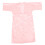 FRCOLOR Pink Polyester Robe V-Neck 112x42 in 4