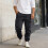 Men's Cargo Pants Solid Color Work Trousers 1 Pair 2