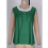 Women's Sleeveless V-Neck Button-Up Top with Pleats 2