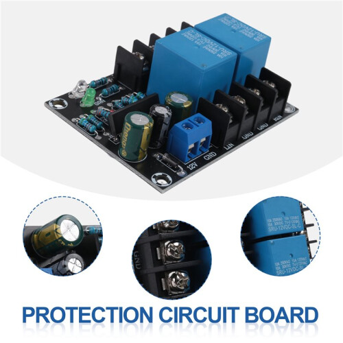 UPC1237  12-24V Dual Channel Speaker Protection Circuit Board Boot Mute Delay 2