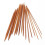 Bamboo Knitting Needles Double Pointed 15 Sets 2.0-10.0mm 2