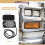 Truck Side Lights Protective Cover Black Ultra-thin 7
