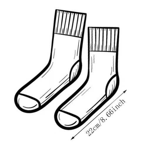Men's Wool Work Socks Vintage Warm Thick Knit Boot Socks 1
