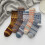 Men's Wool Work Socks Vintage Warm Thick Knit Boot Socks 3