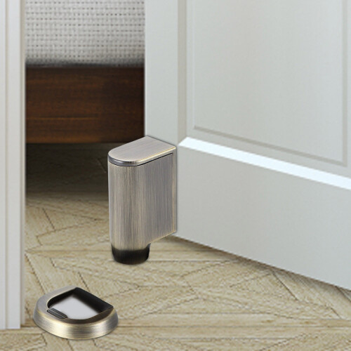 Heavy Duty Retractable Door Stop 1.85 Inch Alloy 1