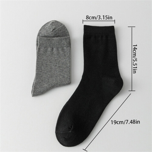 Men's Ankle Socks Mesh Breathable Black White 6-Pack 1