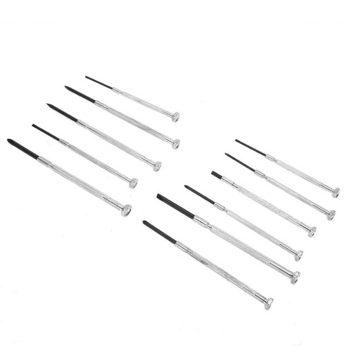 Eguiwyn Mini Alloy Screwdriver Kit 11pcs 2